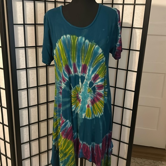 kathmandu imports Tops Kathmandu Import Womens Tie Dye Tunic Dress